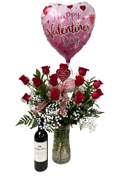 The Wine Bundle from Rees Flowers & Gifts in Gahanna, OH